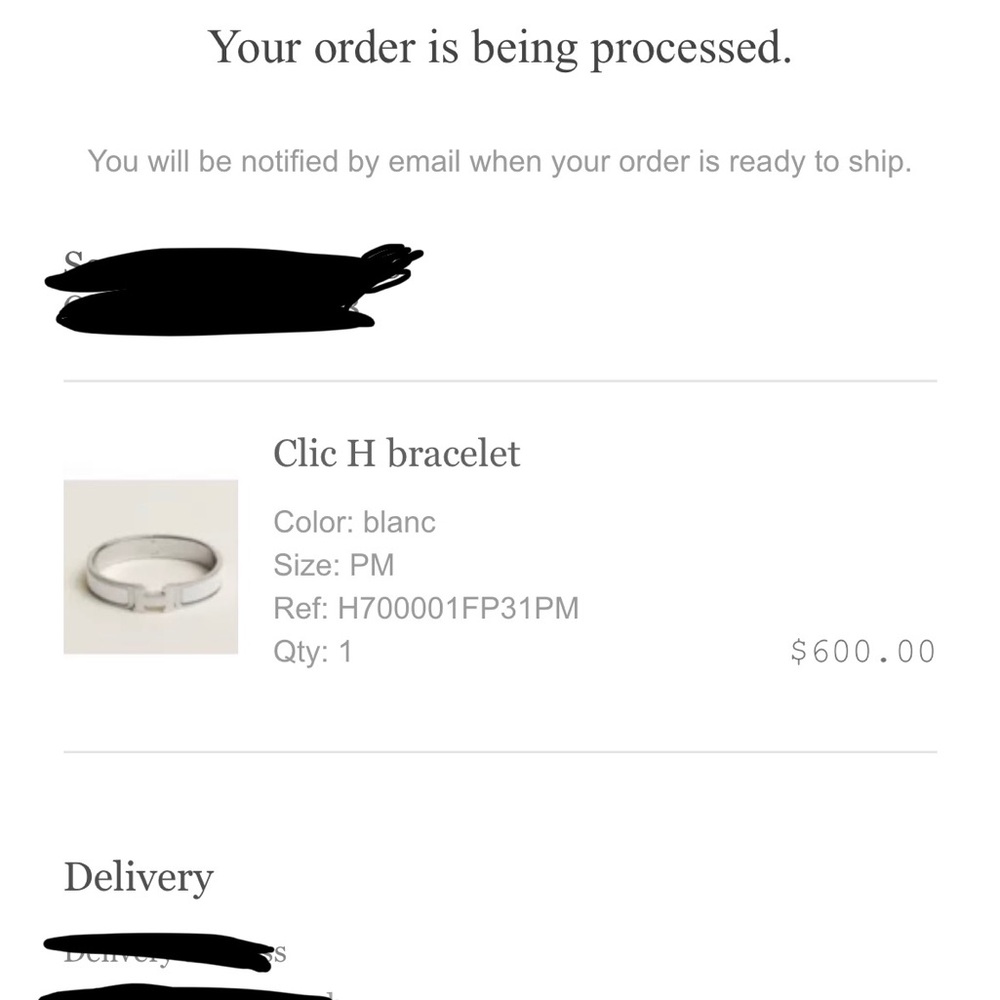 Hermes bracelet!